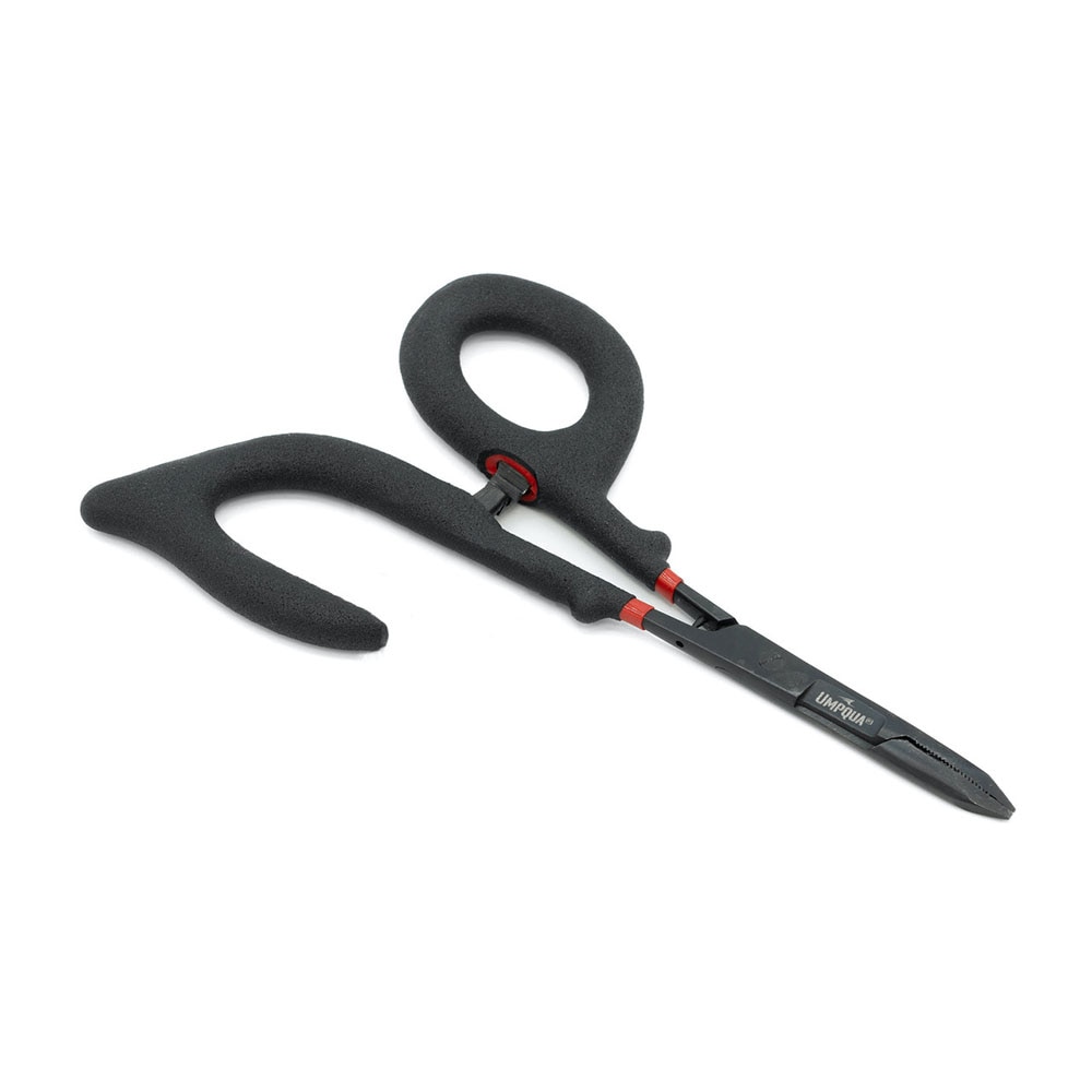 Umpqua River Grip PS 6" Open Scissor Clamp Straight in Black